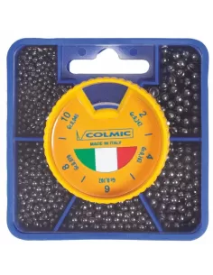 Colmic Mascot con Pallini Super Calibrati 5 Misure Fine Piombi Colmic