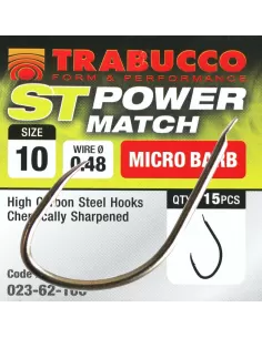 Trabucco Ami ST Power Match con Ardiglione  Ami sfusi Trabucco