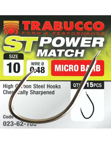 Trabucco Ami ST Power Match con Ardiglione  Ami sfusi Trabucco