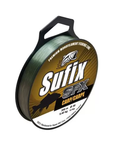 Sufix Fishing Line SFX Carp Green 300 mt Sufix Fishing Lines