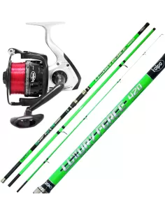 Kit Surfcasting Speciale Lancio Canna Luxury Mulinello Talent Kit da pesca Kolpo