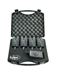 CARP fishing Kit 4 + 1 Horns with ECU Kolpo 
