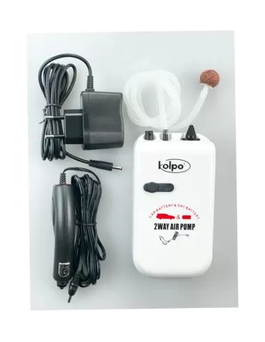 Ossigenatore Pesca Stagno Doppia Velocità Cavo Auto Barca Cavo 220V Accessori da pesca Kolpo