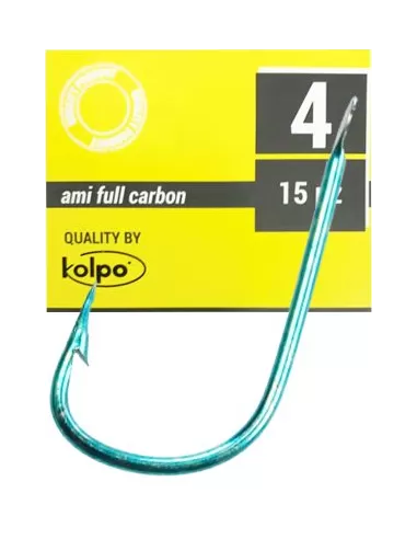 Ami da Pesca con ardiglione 1023 Blu Kolpo Ami da pesca Kolpo