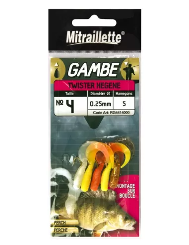 Ragot Twister Sabiki Pesca Persico Trota Esche Artificiali Ragot