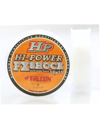 Falcon Filo Pesca Shock Leader Conico 10 Finali da 15 Metri Fili da pesca Falcon