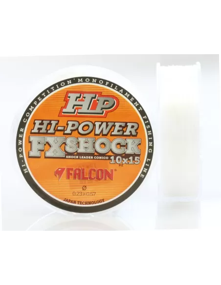 Falcon Filo Pesca Shock Leader Conico 10 Finali da 15 Metri Fili da pesca Falcon