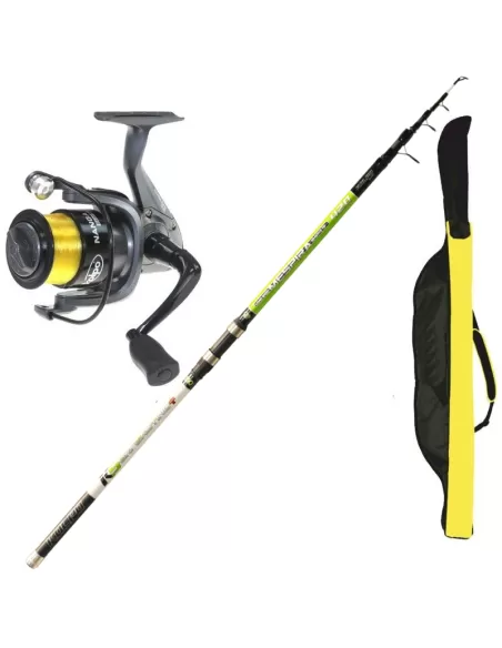 Kit Surfasting Canna Telescopica Completo Kit da pesca Kolpo