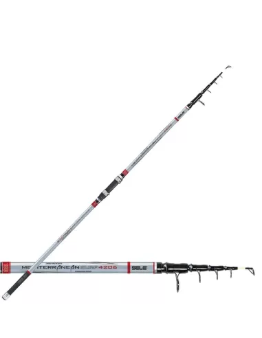 Canna da Pesca Mediterranean Surf Super Beach 4.20 mt Canne da pesca Sele