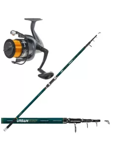 Fishing Kit Rod Reel Combo Surf Casting Urban Nanga 