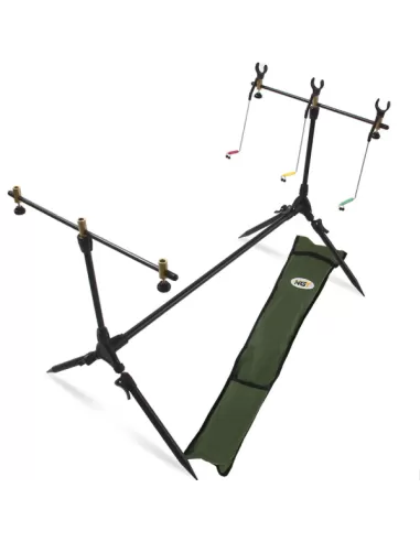 Ngt Rod Pod Carpfishing Completo con Custodia e Segnalatori  Carpfishing