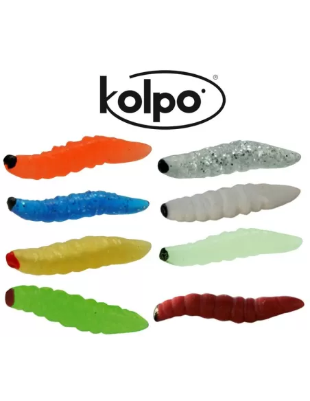 Camole da Pesca Artificiale Kolpo conf. 10 pz Esche Artificiali Kolpo