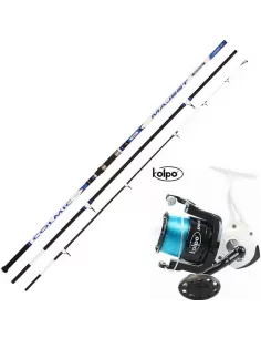 Colmic Canna Surf Majest 4,20 80-200gr + Mulinello Kolpo King Sea Kit da pesca Colmic