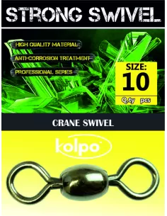 Fishing swivels Kolpo Crane Swivel 10 PCs 