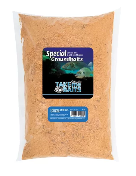 Pastura Speciale Spigola Con Gamberi Macinati 1kg Pasture Take me Bait