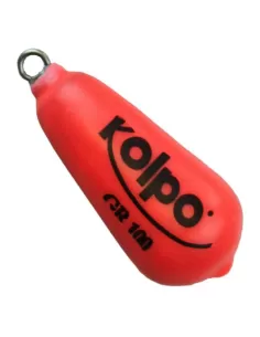 Piombi Pesca Kolpo Pera Extra Fosforescente Rosso Minuteria Kolpo