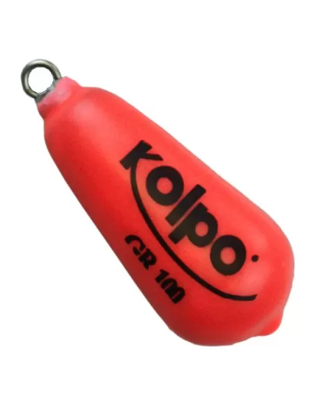 Piombi Pesca Kolpo Pera Extra Fosforescente Rosso Minuteria Kolpo