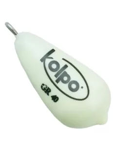 Piombi Pesca Kolpo Pera Extra Fosforescente Bianco Minuteria Kolpo
