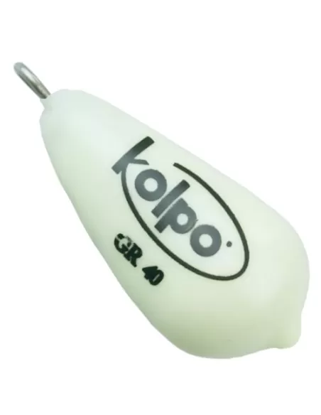 Piombi Pesca Kolpo Pera Extra Fosforescente Bianco Minuteria Kolpo