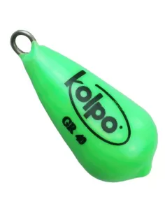 Piombi Pesca Kolpo Pera Extra Fosforescente Verde Minuteria Kolpo