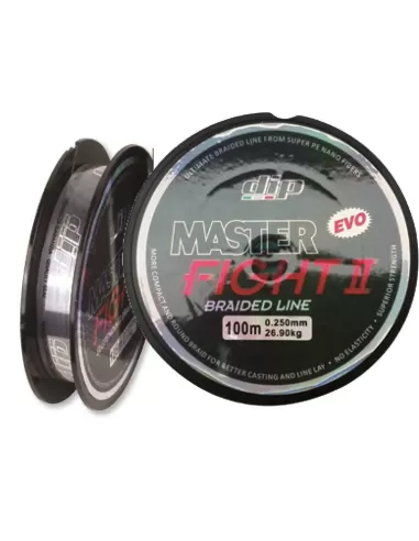 Dip Trecciato per la Pesca Braided Master Fight II 100 mt Fili da pesca Dip