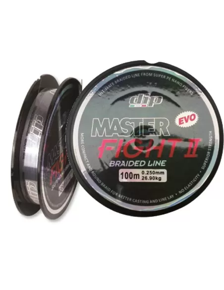 Dip Trecciato per la Pesca Braided Master Fight II 100 mt Fili da pesca Dip
