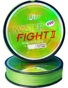 Dip fishing Braid Braided Master Fight II 100 mt Fluo Green 