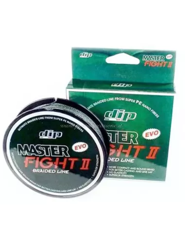 Dip Trecciato per la Pesca Braided Master Fight II 125 mt Olive Green Fili da pesca Dip
