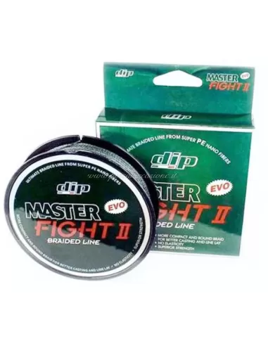 Dip Trecciato per la Pesca Braided Master Fight II 270 mt Olive Green Fili da pesca Dip