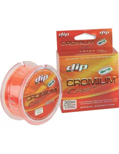 Dip Filo da Pesca Cromium Cast Evo Orange 300 mt Fili da pesca Dip