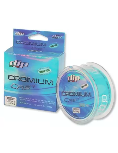 Dip Filo da Pesca Cromium Cast Evo Blue 300 mt Fili da pesca Dip