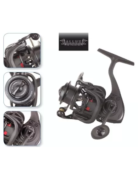 Allux Mulinello da Pesca Ruthenium Area 9 Cuscinetti Mulinelli da Pesca Allux