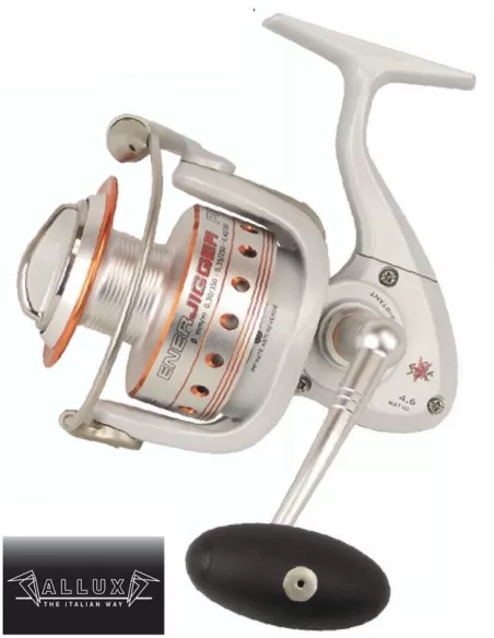 Allux Mulinello da Pesca Ener Jigger Speciale Mare 8 Cuscinetti Mulinelli da Pesca Allux
