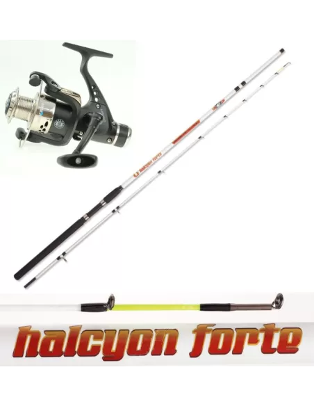 kit Bolentino Canna Halcyon 2.40 + Mulinello Kit da pesca Zun Zun
