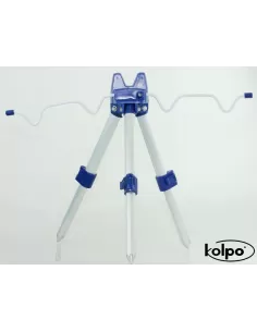Kolpo Tripod Pier 4 Rods + Rests landing net 