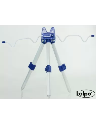Kolpo Tripode Molo 4 Canne + Poggia Guadino Accessori da pesca Kolpo
