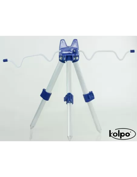 Kolpo Tripod Pier 4 Rods + Rests landing net