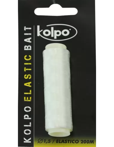 Filo Elastico per Esche da Pesca Kolpo 200 metri Fili da pesca Kolpo