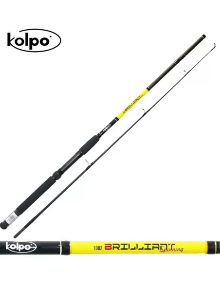 Canna da Pesca Spinning Due Sezioni Brilliant Kolpo Canne da pesca Kolpo