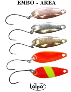 Spoon Trout Area Spinninh Ultra Light Embo Area Kolpo 2.8 gr Esche Artificiali Kolpo