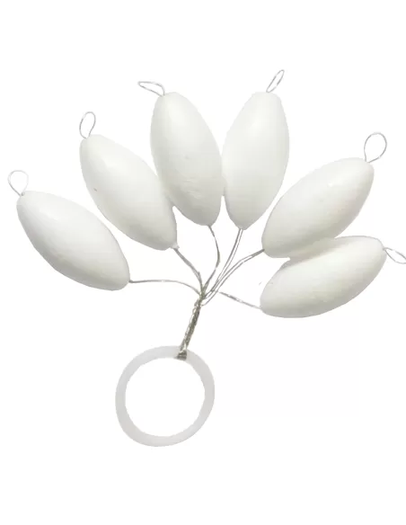 Flotter Zatterini da Pesca Galleggianti Super Fluo Banchi Accessori mare Kolpo