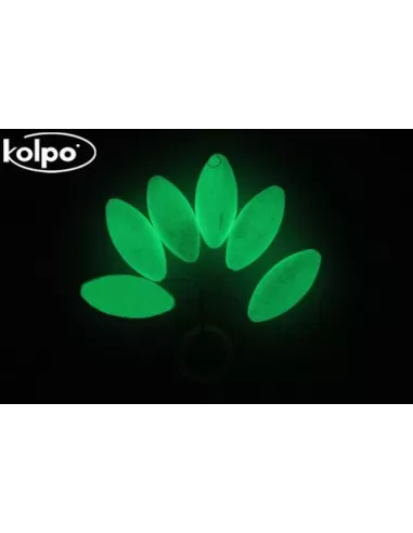 Flotter Zatterini da Pesca Galleggianti Super Fluo Luminous Accessori mare Kolpo