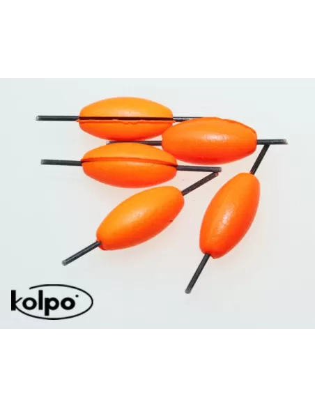 Flotter Zatterini da Pesca Galleggianti Super Fluo Intercambiabili Orange Accessori mare Kolpo