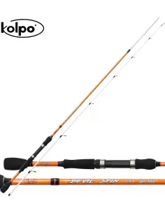 Canna da Pesca Light Area Spinning Devil Spin Kolpo 0 - 8 Grammi Canne da pesca Kolpo