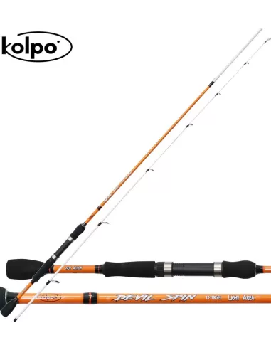 Canna da Pesca Light Area Spinning Devil Spin Kolpo 0 - 8 Grammi Canne da pesca Kolpo