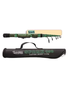 Canna da Pesca Alcedo Spinning Spark Ingombro Ridotto Canne da pesca Alcedo