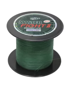 Dip Trecciato per la Pesca Braided Master Fight II 1200 mt Olive Green Fili da pesca Dip
