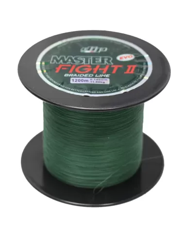 Dip Trecciato per la Pesca Braided Master Fight II 1200 mt Olive Green Fili da pesca Dip