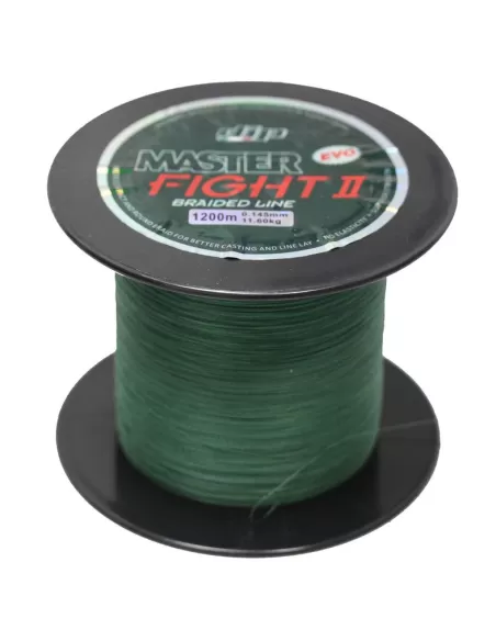 Dip Trecciato per la Pesca Braided Master Fight II 1200 mt Olive Green Fili da pesca Dip