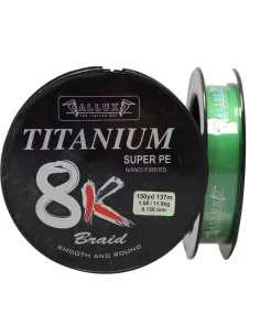 Alcedo Treccia Braid Titanium 8 Capi 275 metri  Fili da pesca Allux